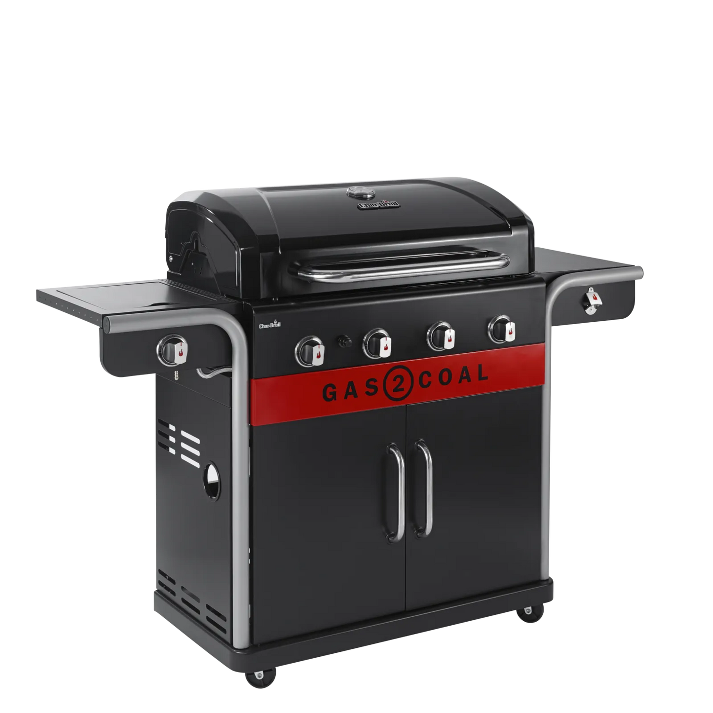 Premium Char-Broil 4 Brenner Gas2Coal 2.0 Hybrid Gas & Holzkohle Grill