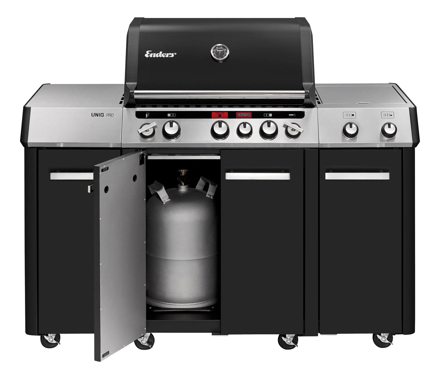 Premium Enders Uniq Pro 3 IK Gas Grill Setchen mit Cruster