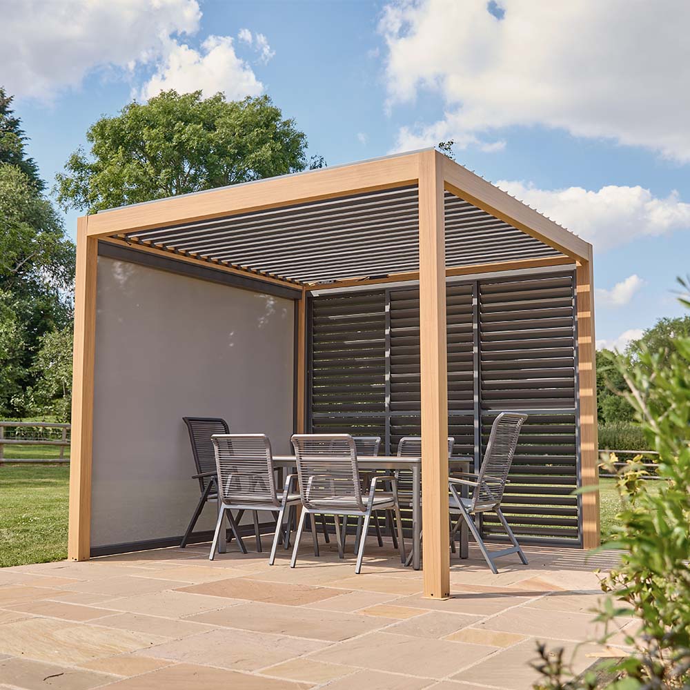 Sanctuary Oak 3 x 3m Pergola mit Lights