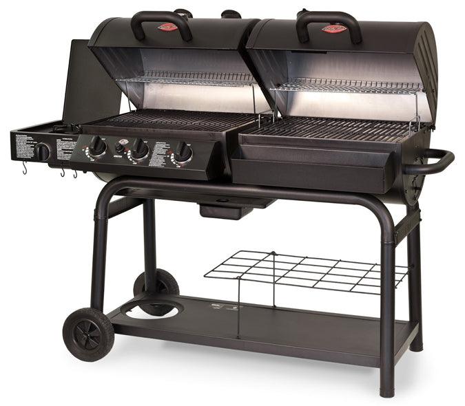 Premium Char-Griller Duo Gas und Holzkohle Smoker Grill
