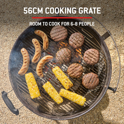 Premium NEW 2026 Model Weber Master-Touch GBS C-5755 Holzkohle Kettle Grill in Smoke Grey, 57cm
