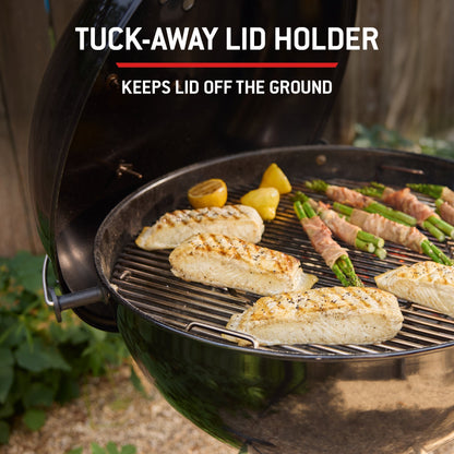 Premium NEW 2026 Model Weber Master-Touch GBS C-5755 Holzkohle Kettle Grill in Smoke Grey, 57cm