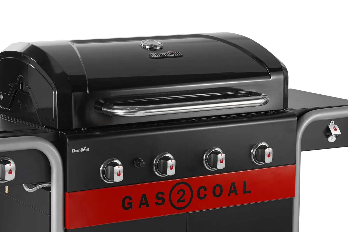 Premium Char-Broil 4 Brenner Gas2Coal 2.0 Hybrid Gas & Holzkohle Grill