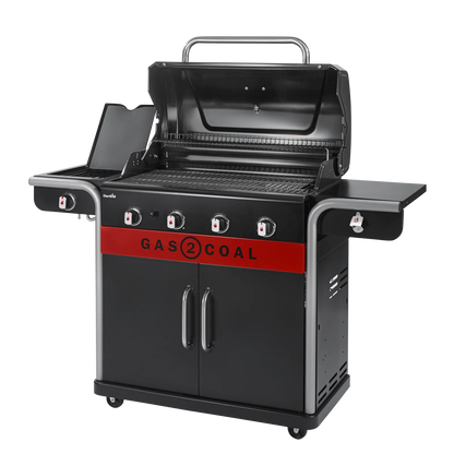 Premium Char-Broil 4 Brenner Gas2Coal 2.0 Hybrid Gas & Holzkohle Grill