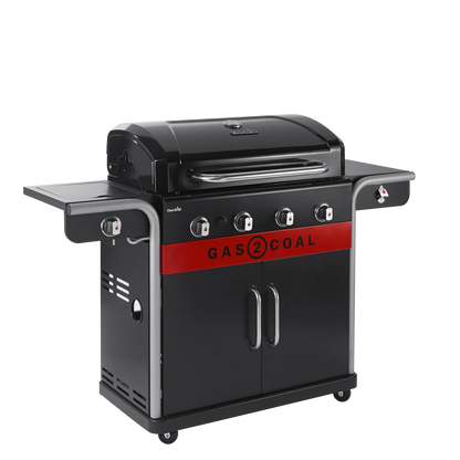 Premium Char-Broil 4 Brenner Gas2Coal 2.0 Hybrid Gas & Holzkohle Grill