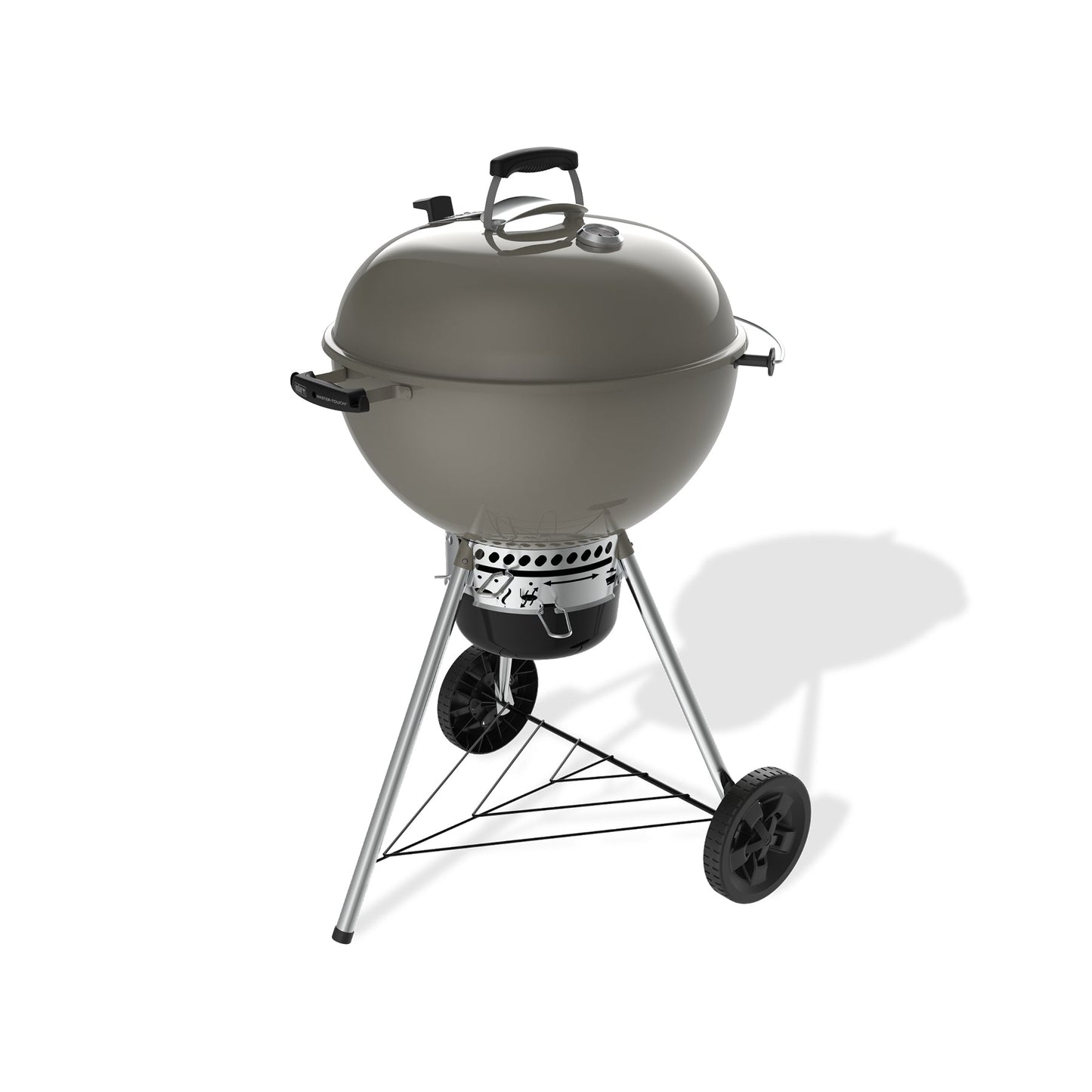 Premium NEW 2026 Model Weber Master-Touch GBS C-5755 Holzkohle Kettle Grill in Smoke Grey, 57cm
