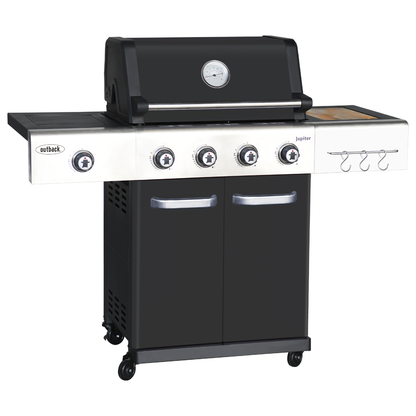 Premium Outback Jupiter 4 Gas Grill in Schwarz (OUT371209)