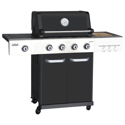 Premium Outback Jupiter 4 Gas Grill in Schwarz (OUT371209)