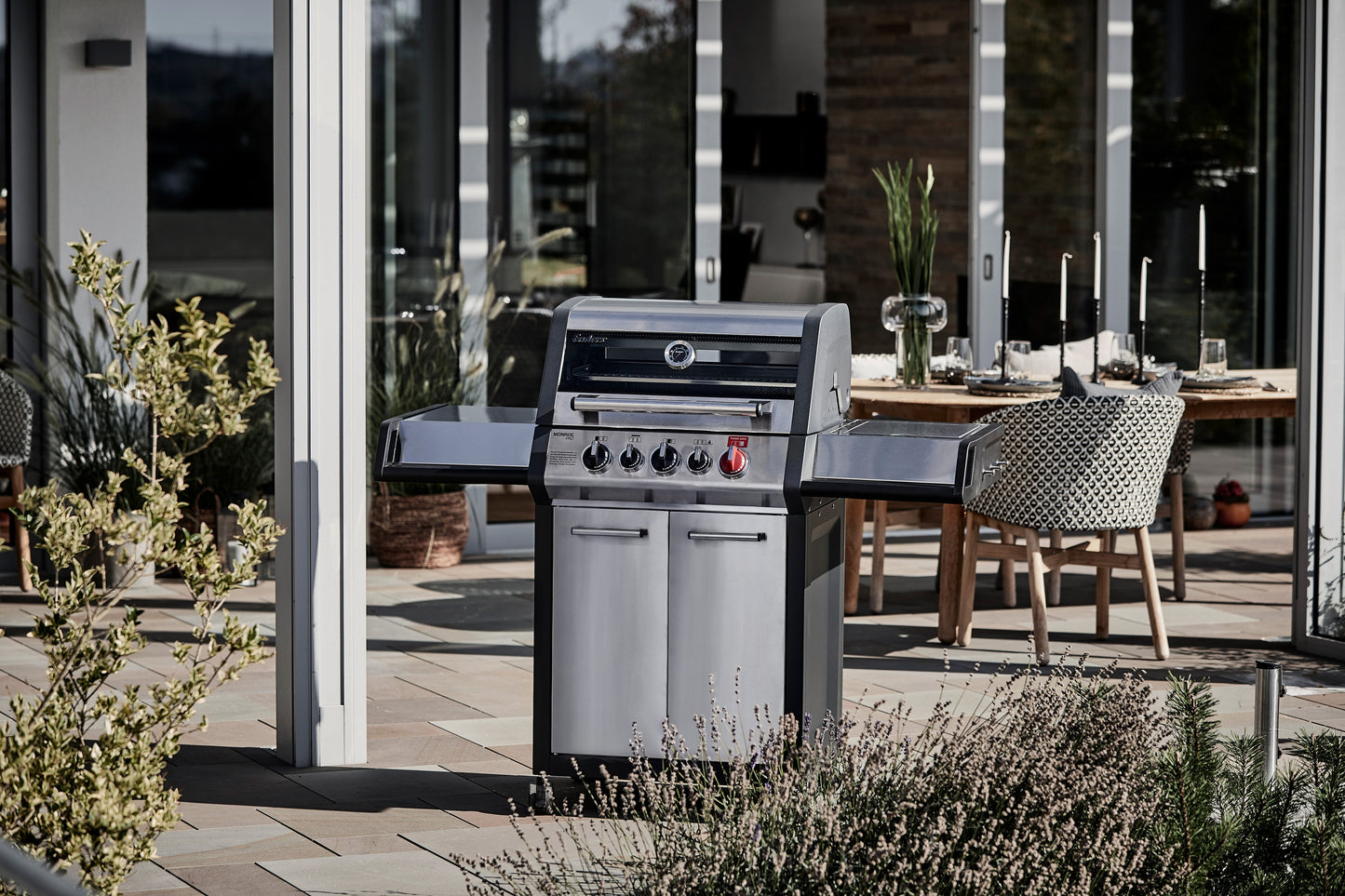 Enders Monroe Pro 3 SIK Turbo Gas Barbecue mit FREE Abdeckung