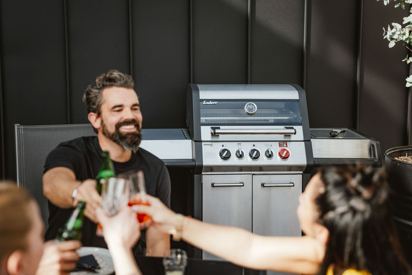 Enders Monroe Pro 3 SIK Turbo Gas Barbecue mit FREE Abdeckung