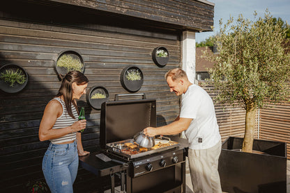 Premium Enders Amaro 3 Brenner Stainless Steel Gas Grill Grillplatte mit FREE Abdeckung