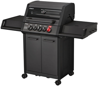 Premium Enders Monroe Pro 3 SIK Turbo Shadow 3 Brenner Gas Grill mit FREE Abdeckung