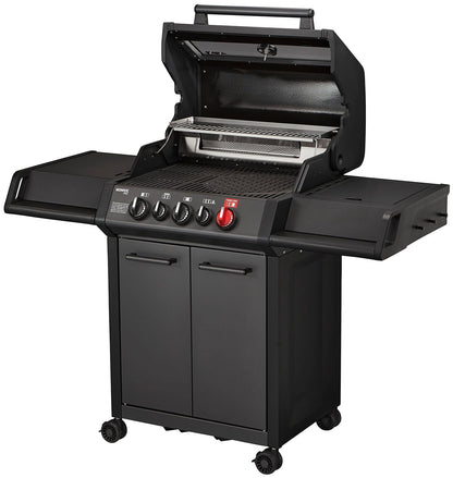 Premium Enders Monroe Pro 3 SIK Turbo Shadow 3 Brenner Gas Grill mit FREE Abdeckung