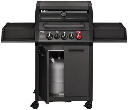 Premium Enders Monroe Pro 3 SIK Turbo Shadow 3 Brenner Gas Grill mit FREE Abdeckung