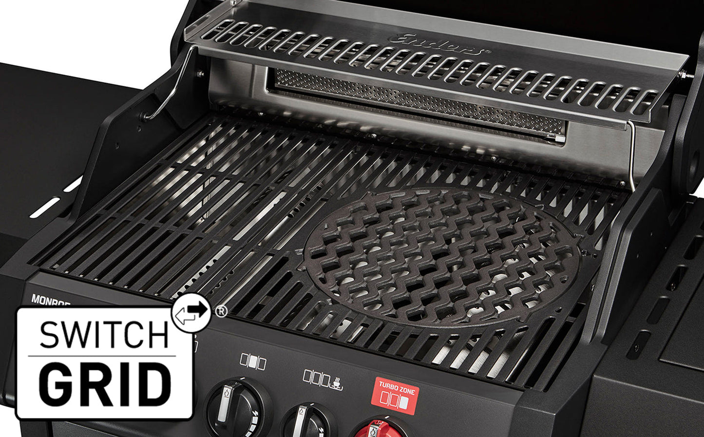 Premium Enders Monroe Pro 3 SIK Turbo Shadow 3 Brenner Gas Grill mit FREE Abdeckung