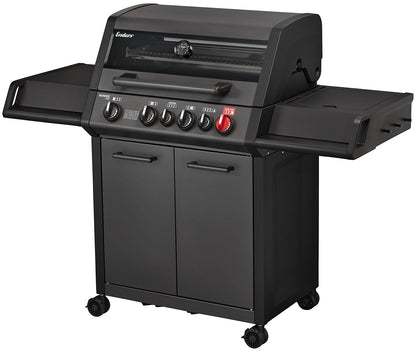 Enders Monroe Pro 4 SIK Turbo Shadow 4 Brenner Gas Barbecue mit FREE Abdeckung