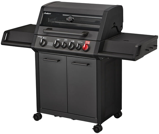 Enders Monroe Pro 4 SIK Turbo Shadow 4 Brenner Gas Barbecue mit FREE Abdeckung
