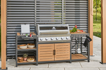 Premium Grillstream Sanctuary Oak 6 Brenner Outdoor Setchen