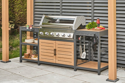 Premium Grillstream Sanctuary Oak 6 Brenner Outdoor Setchen