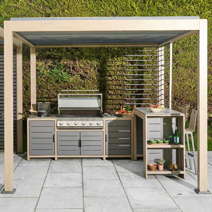 Premium Grillstream Sanctuary Birch 6 Brenner Deluxe Outdoor Setchen