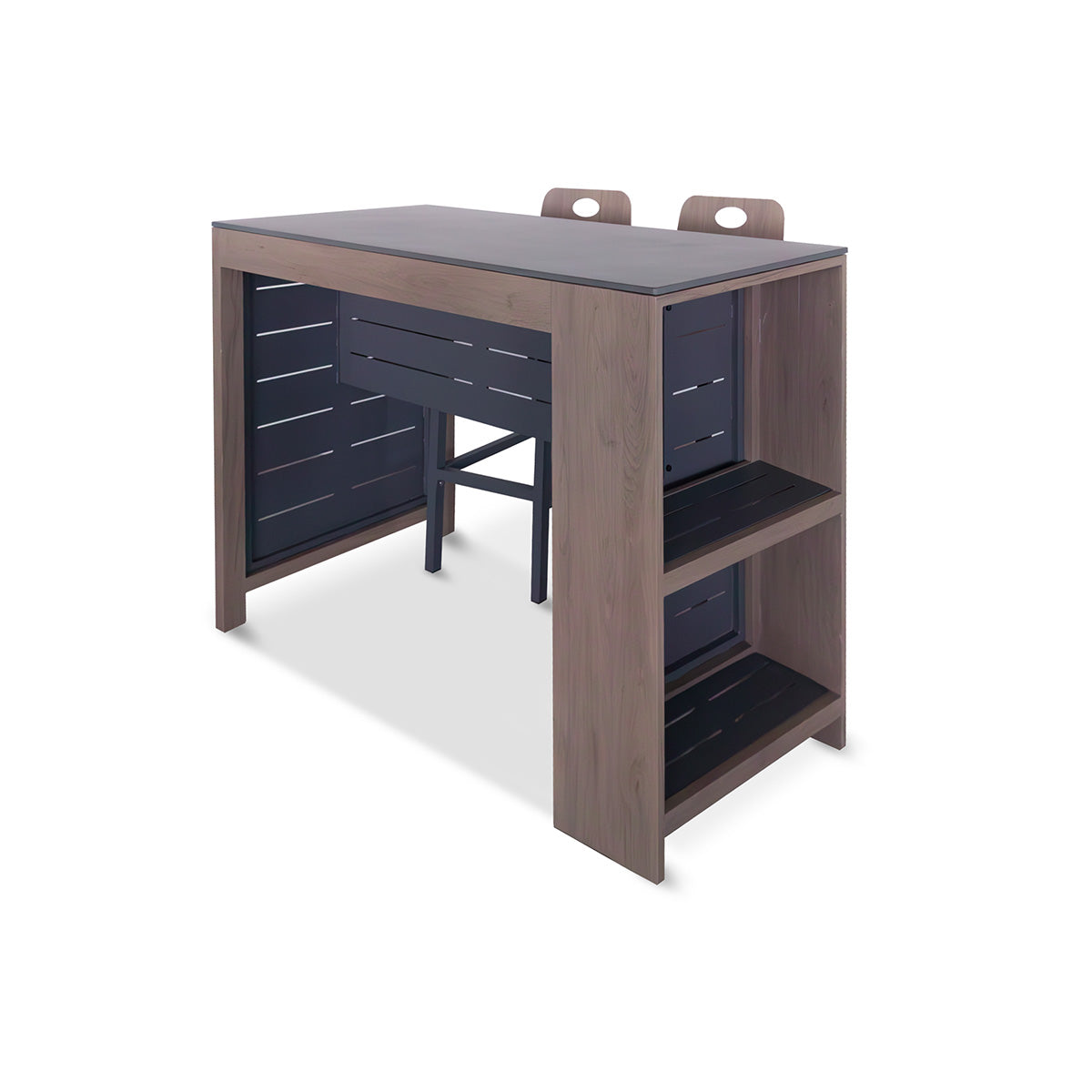 Sanctuary Birch Deluxe Outdoor Setchen Bar Table und Bar Stools