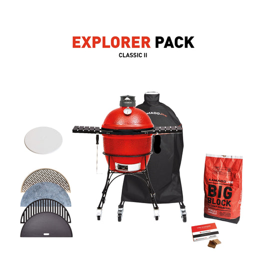 Kamado Joe Classic II mit Explorer Pack