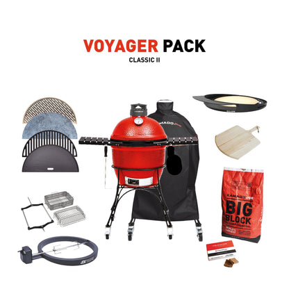Premium Classic II Kamado Joe Grill mit Voyager Pack