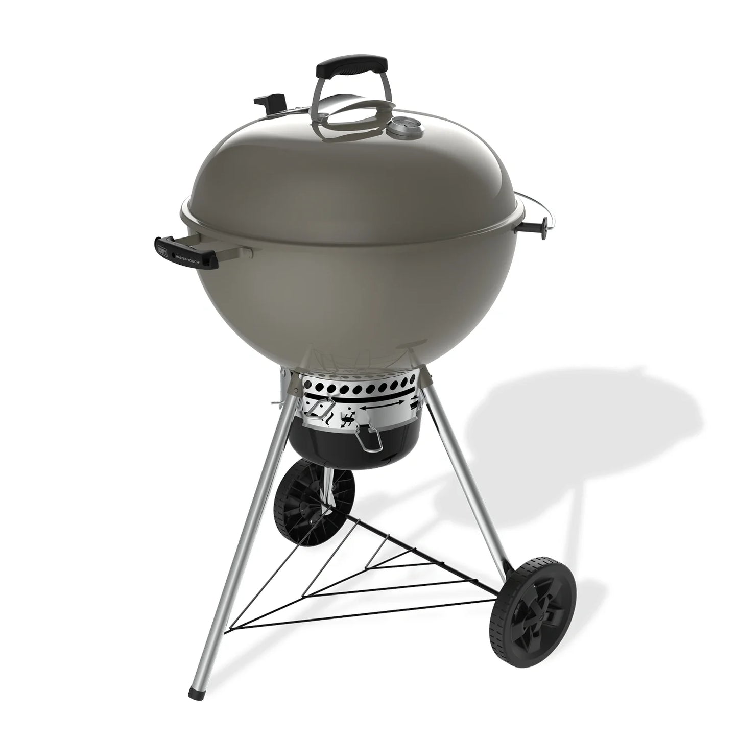 Premium NEW 2026 Model Weber Master-Touch GBS C-5755 Holzkohle Kettle Grill in Smoke Grey, 57cm