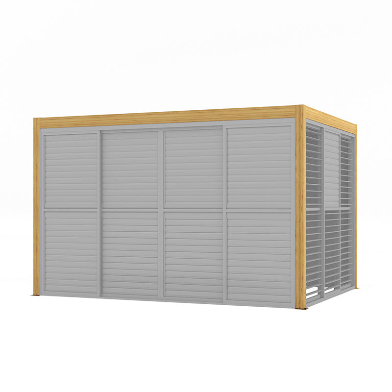 Sanctuary 4m Sliding Walls mit Movable Louvres