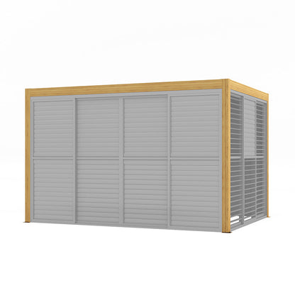 Sanctuary 4m Sliding Walls mit Movable Louvres
