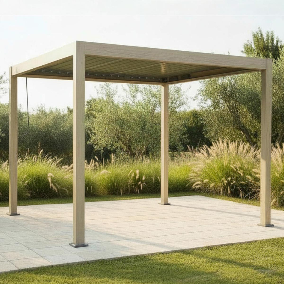 Sanctuary Birch 3 x 3m Pergola mit Lights