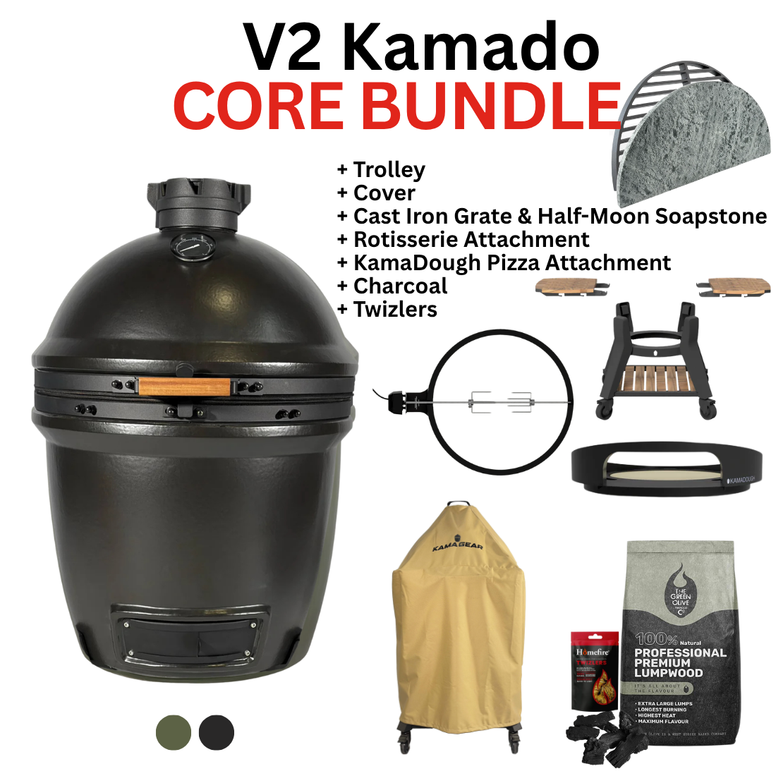 Kama Gear V2 Schwarz - Core Bundle