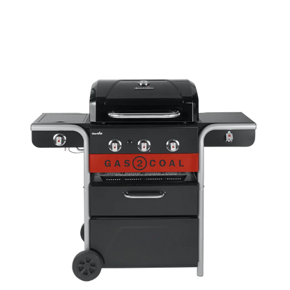 Premium Char-Broil 3 Brenner Gas2Coal 2.0 Hybrid Gas & Holzkohle Grill