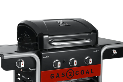 Premium Char-Broil 3 Brenner Gas2Coal 2.0 Hybrid Gas & Holzkohle Grill