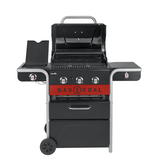 Premium Char-Broil 3 Brenner Gas2Coal 2.0 Hybrid Gas & Holzkohle Grill