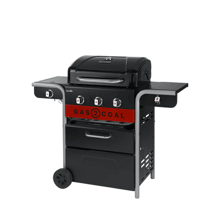 Premium Char-Broil 3 Brenner Gas2Coal 2.0 Hybrid Gas & Holzkohle Grill