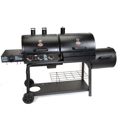 Premium Char-Griller Duo Gas und Holzkohle Smoker Grill
