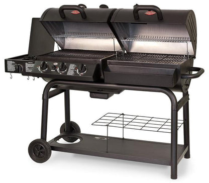 Premium Char-Griller Duo Gas und Holzkohle Smoker Grill