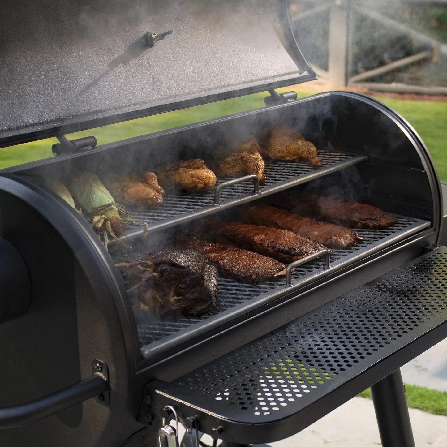 Premium Grund Champ Offset Smoker Char-Griller