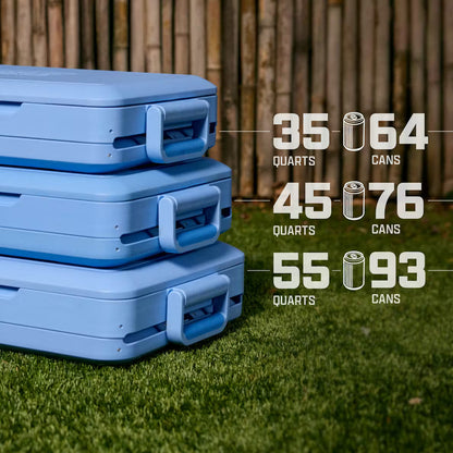 55qt Snap N Go Blue Sapphire