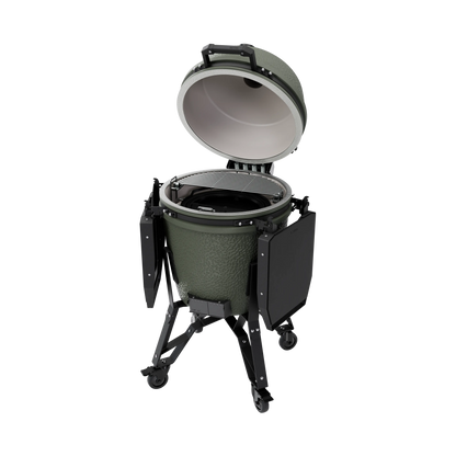Premium BSTRD. PRO Groß Kamado Grill in Alpine Green