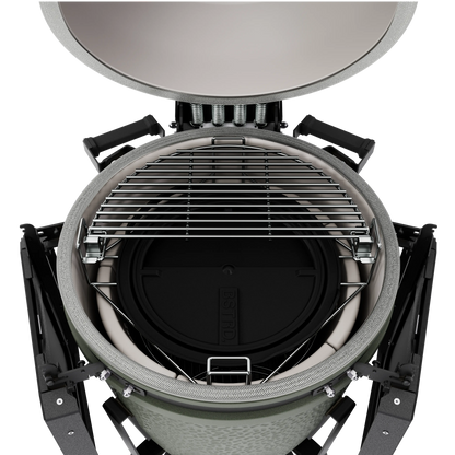 Premium BSTRD. PRO Groß Kamado Grill in Alpine Green