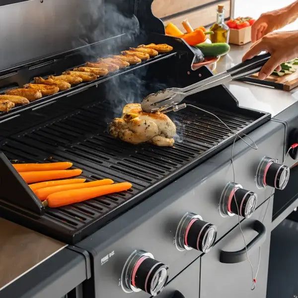 GRLLR Prime G4S 4 Brenner Gas Barbecue mit Side Brenner