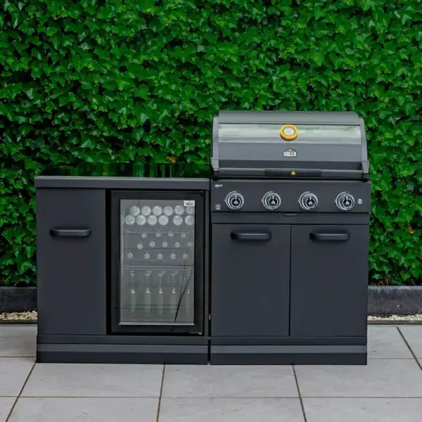 GRLLR Prime G4S 4 Brenner Gas Barbecue mit Side Brenner
