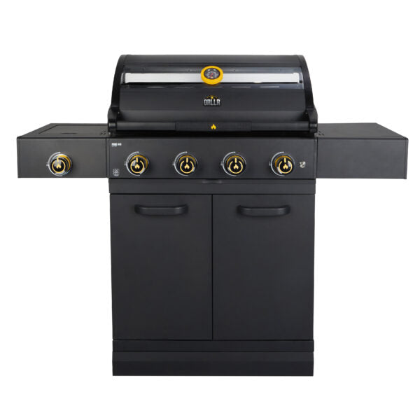 GRLLR Prime G4S 4 Brenner Gas Barbecue mit Side Brenner