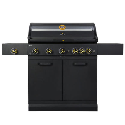 GRLLR Prime G5S 5 Brenner Gas Barbecue mit Back Brenner und Side Brenner