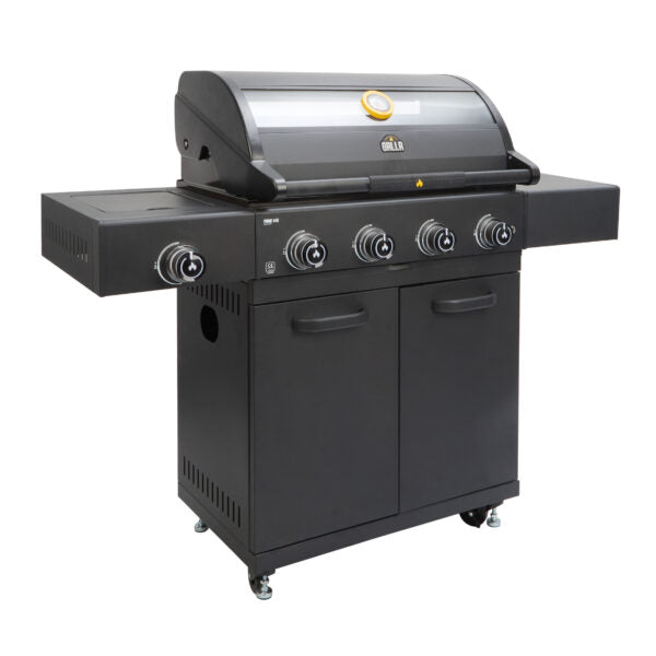 GRLLR Prime G4S 4 Brenner Gas Barbecue mit Side Brenner