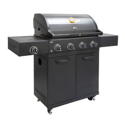 GRLLR Prime G4S 4 Brenner Gas Barbecue mit Side Brenner