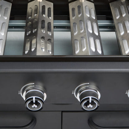 GRLLR Prime G4S 4 Brenner Gas Barbecue mit Side Brenner