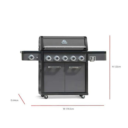 Premium Grillstream Legacy 5 Brenner Hybrid Gas Grill